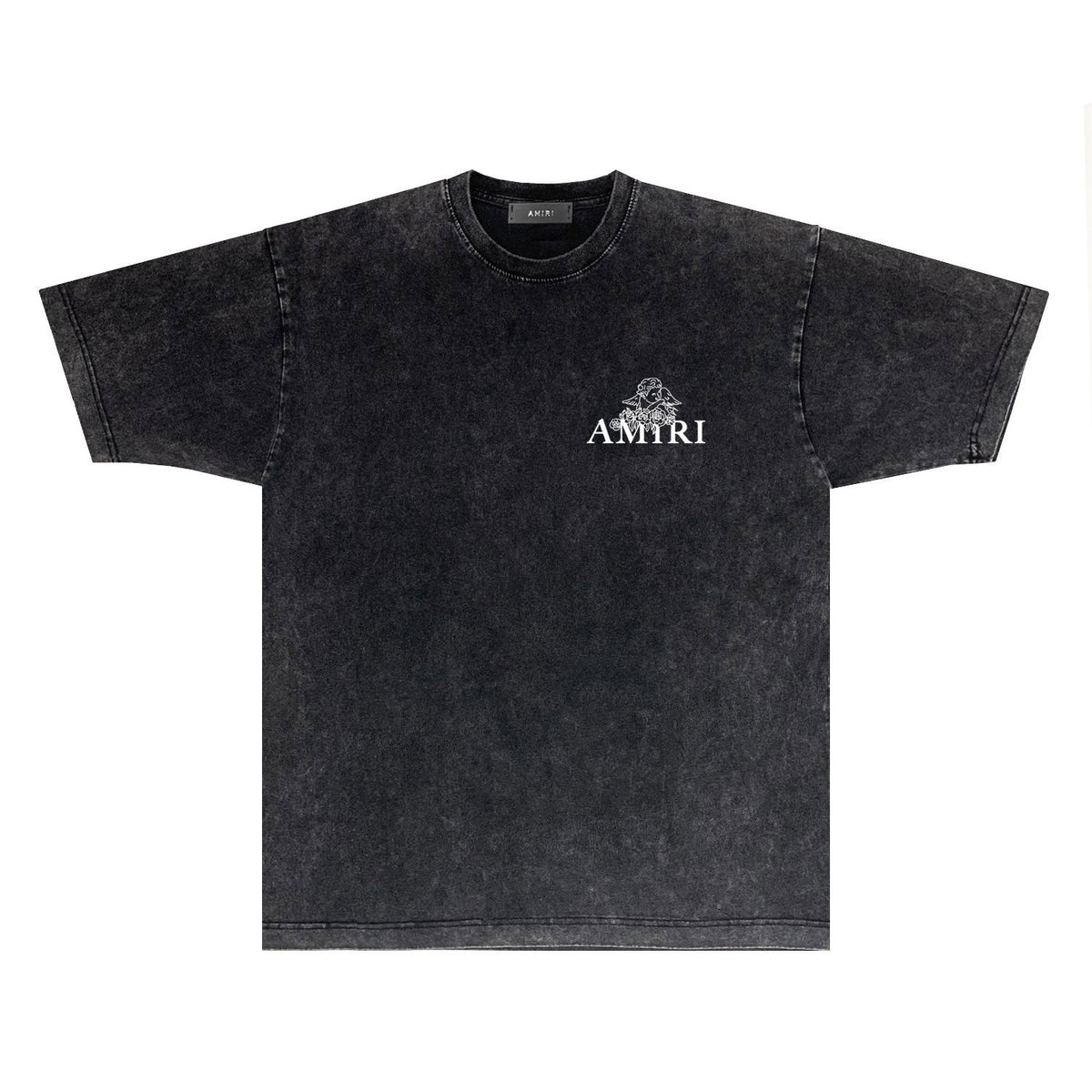Amiri T-shirt Washed and Worn Retro Short Sleeve T-shirt