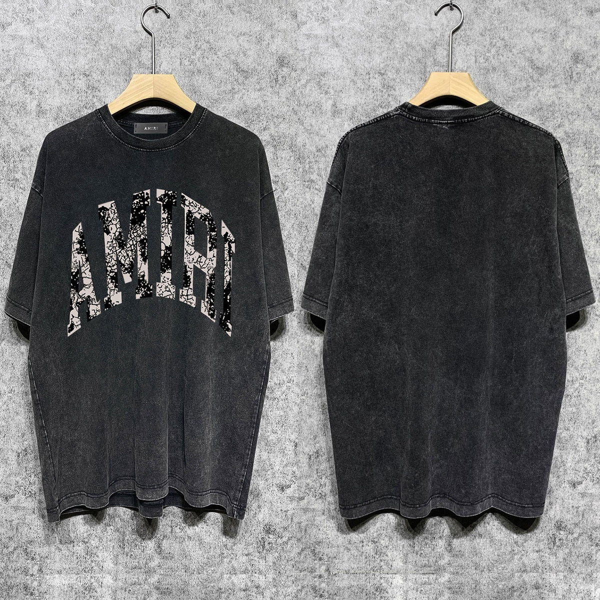 Amiri T-Shirt Distressed Retro Short Sleeve T-shirt