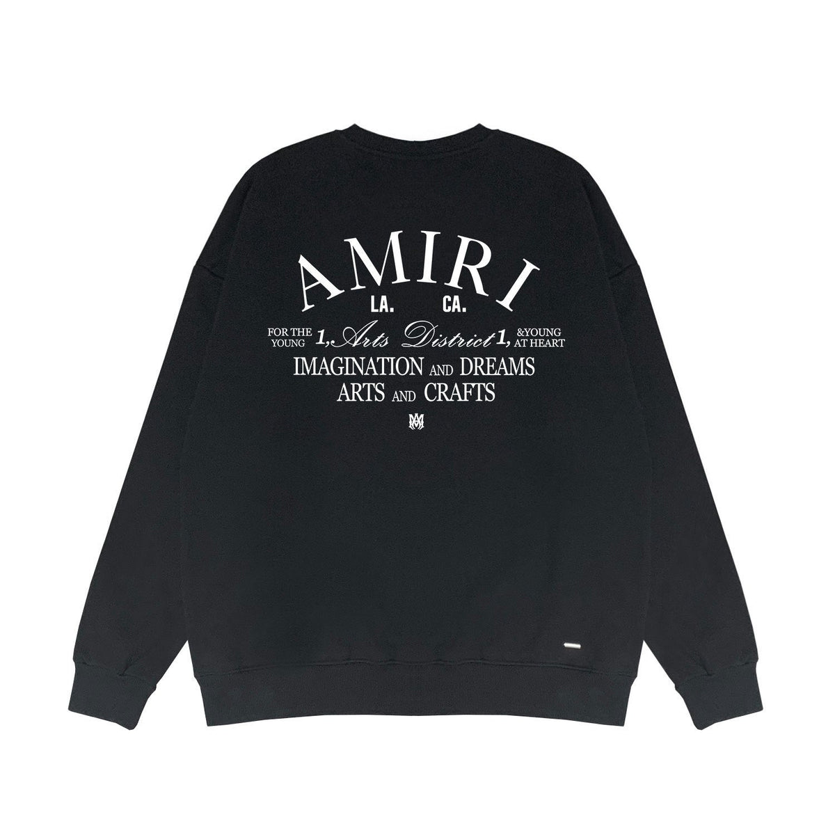Amiri Long Sleeved Shirt Fashion Brand Crew Sweatshirts round Neck Sweater