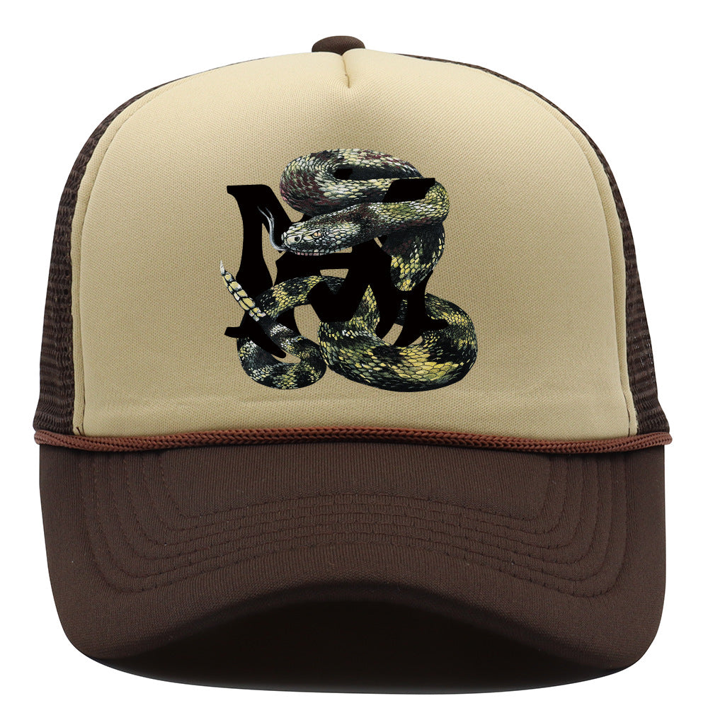 Amiri Hat Printed Letter Shade Baseball Cap Fashion Casual Cap