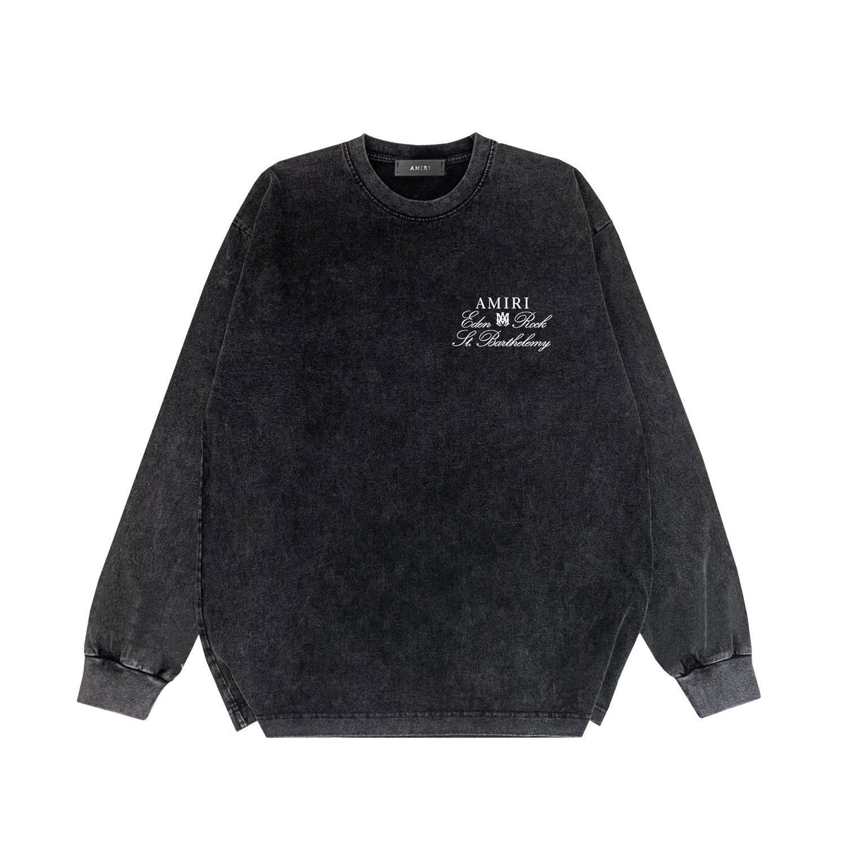 Amiri Long Sleeve Shirt Vintage T Shirt Washed and Worn Vintage Long Sleeve T-shirt