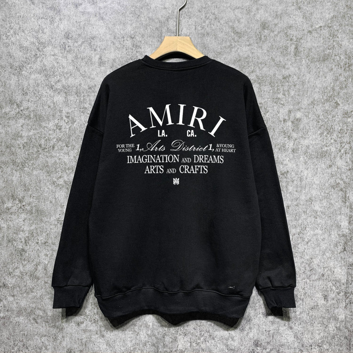 Amiri Long Sleeved Shirt Fashion Brand Crew Sweatshirts round Neck Sweater