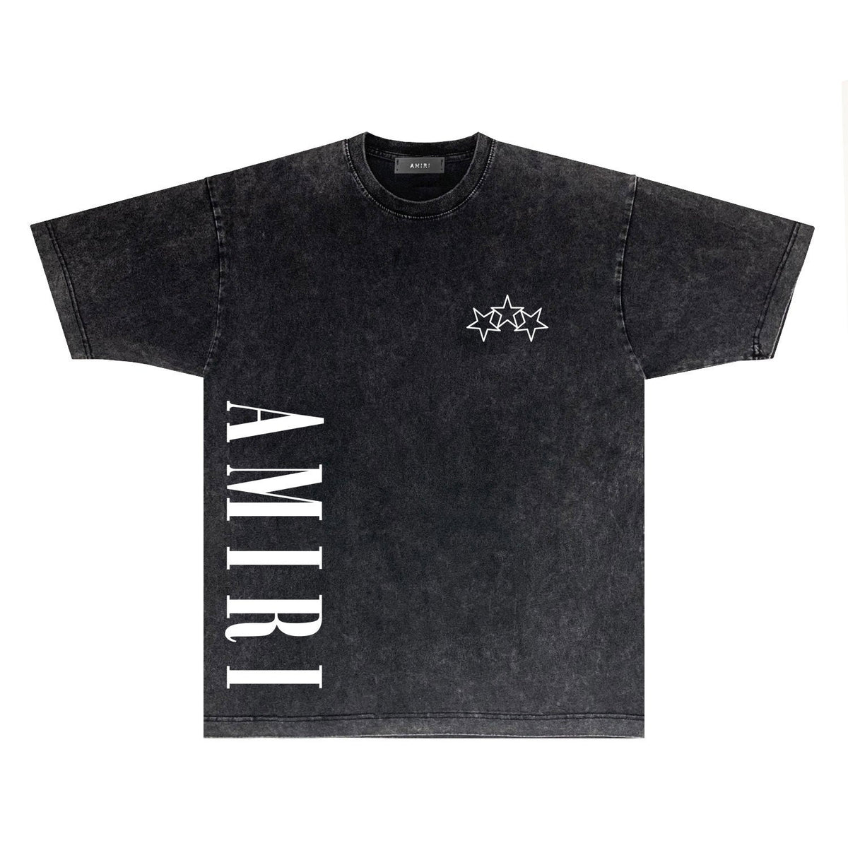Amiri T-shirt Washed and Worn Retro Short Sleeve T-shirt