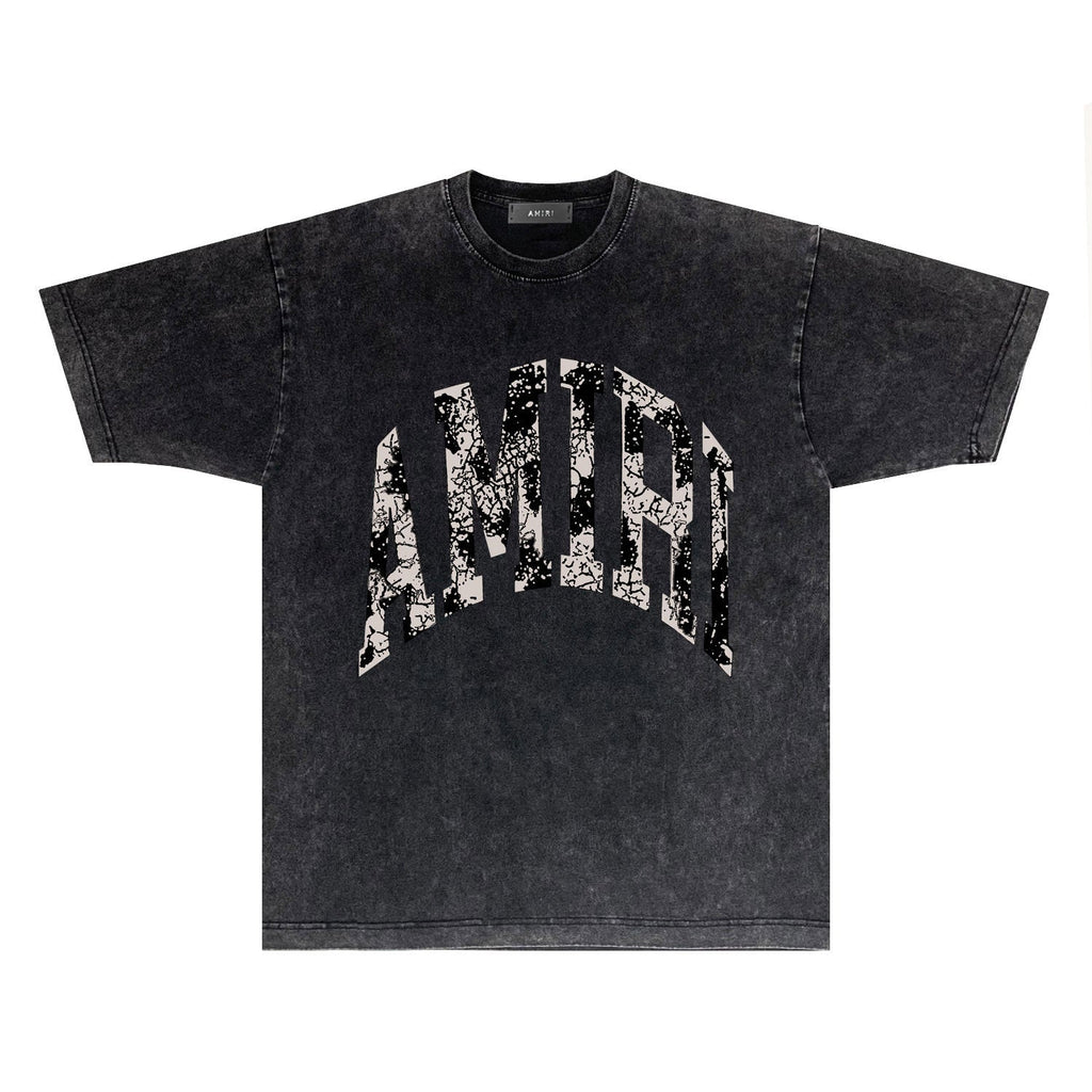 Amiri T-Shirt Distressed Retro Short Sleeve T-shirt
