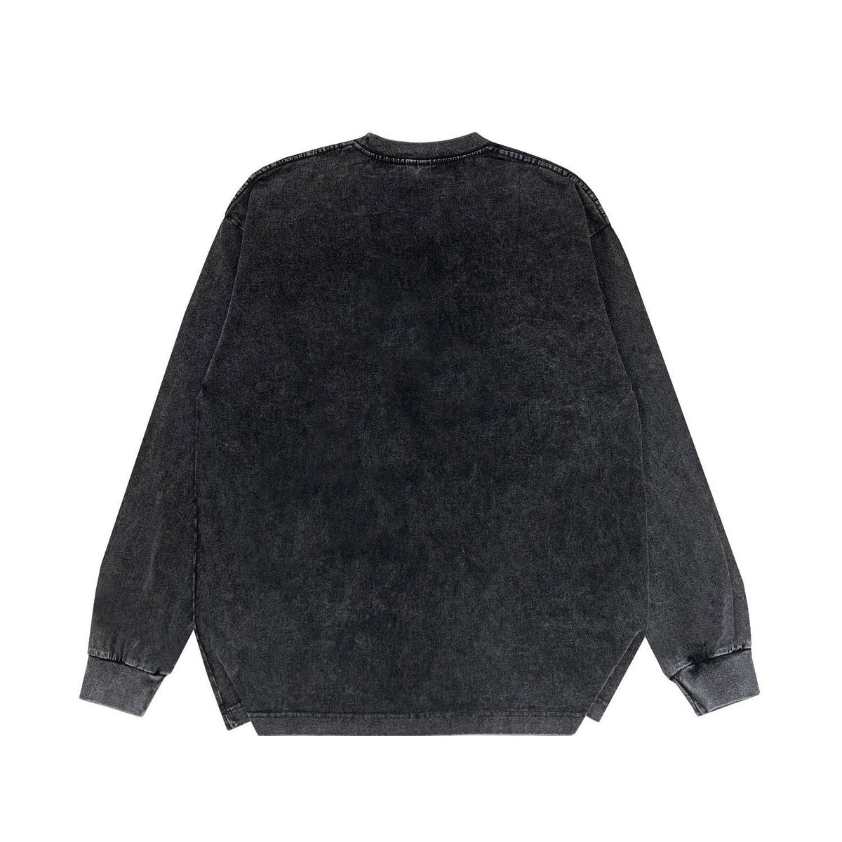 Amiri Long Sleeved Shirt Long-Term Available European and American Fashion Brand Vintage T Shirt Washed and Worn Retro Long-Sleeved T-shirt