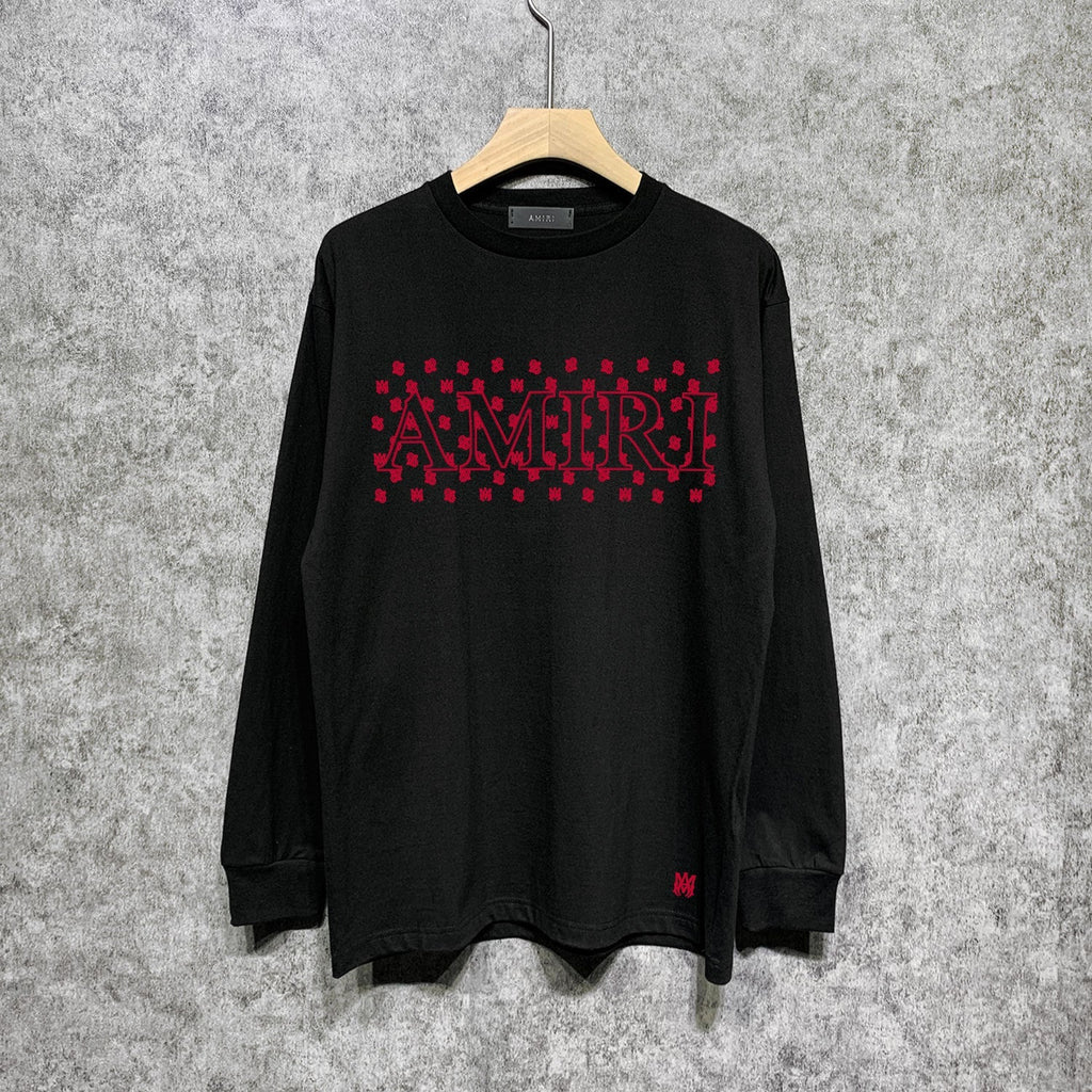 Amiri Long Sleeve Shirt Long Sleeve Long-Sleeved T-Shirt Blouse