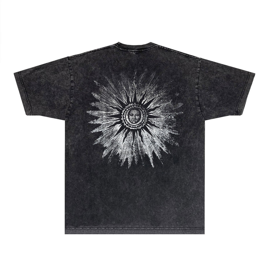 Amiri T Shirts Washed and Worn Retro Short Sleeve T-shirt