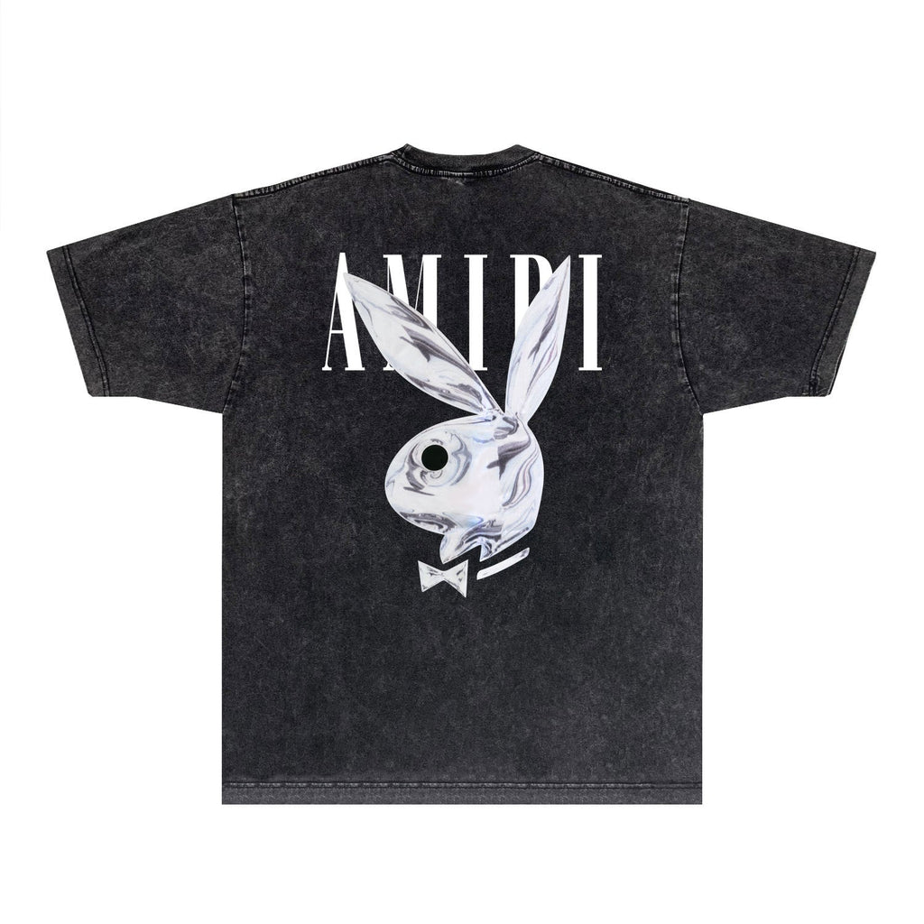 Amiri T-Shirt Distressed Retro Short Sleeve T-shirt