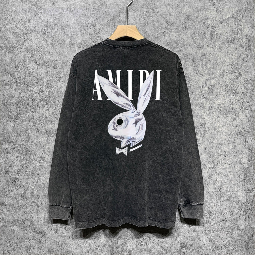 Amiri Long-Sleeve Shirt Vintage Long Sleeve T-shirt