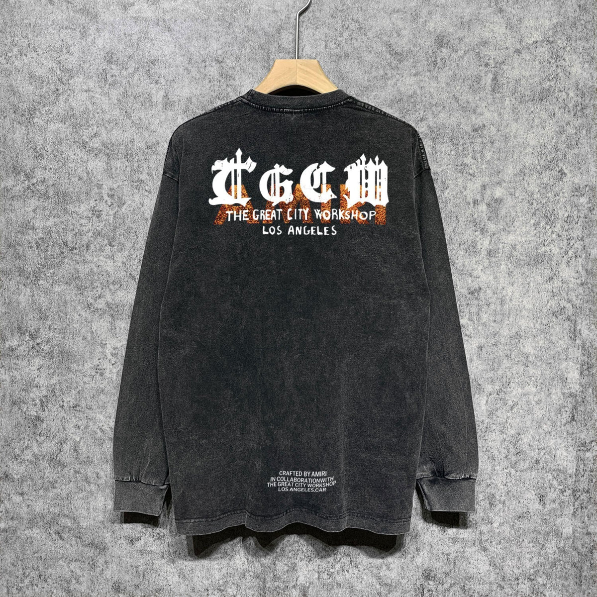 Amiri Long-Sleeve Shirt Vintage Long Sleeve T-shirt