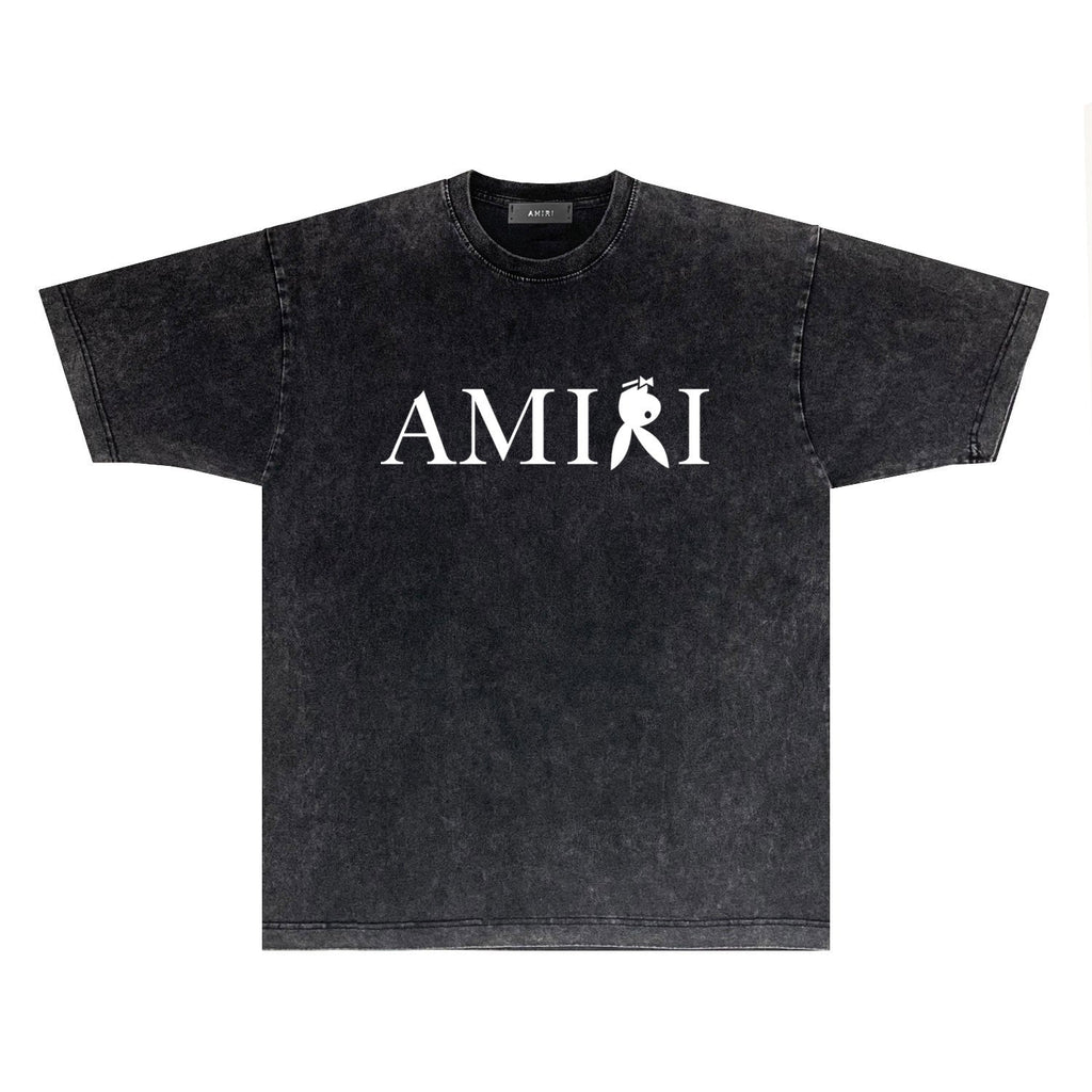 Amiri T-Shirt Vintage Distressed Short-Sleeved T-shirt