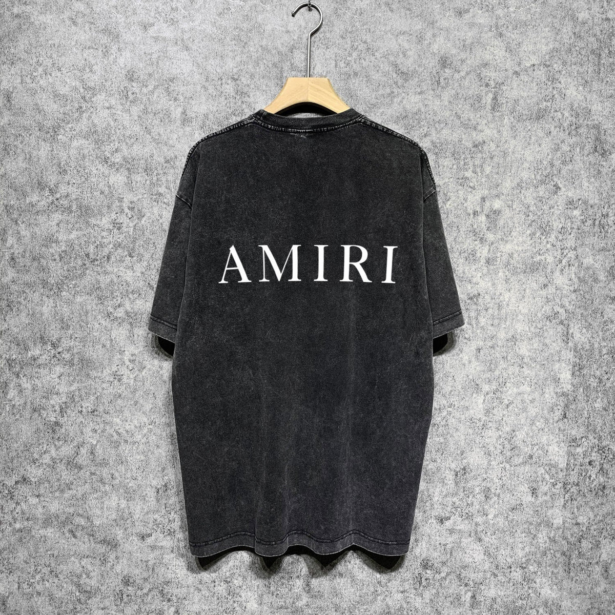 Amiri T-shirt Washed and Worn Retro Short Sleeve T-shirt