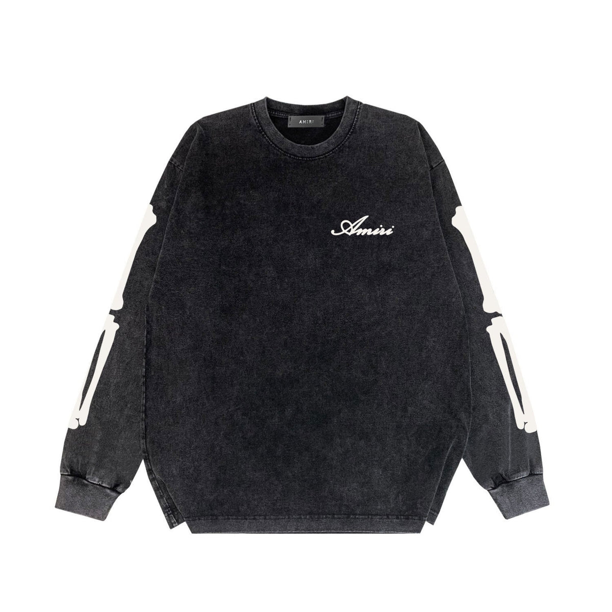 Amiri Long-Sleeve Shirt Bone Print Vintage Long Sleeve T-shirt