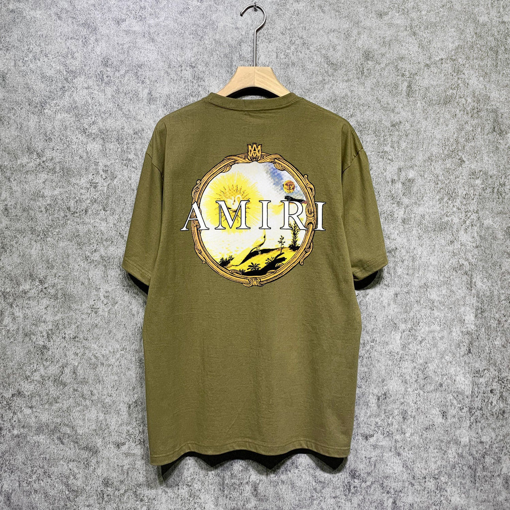 Amiri T Shirts Fashion Brand T Shirt Short Sleeve T-shirt Blouse