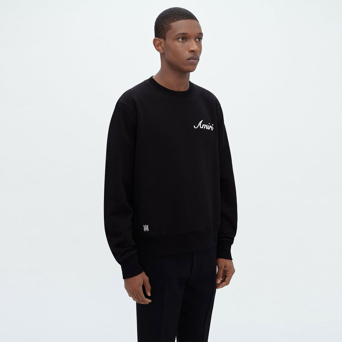 Amiri Long Sleeved Shirt Fashion Brand Crew Sweatshirts round Neck Sweater