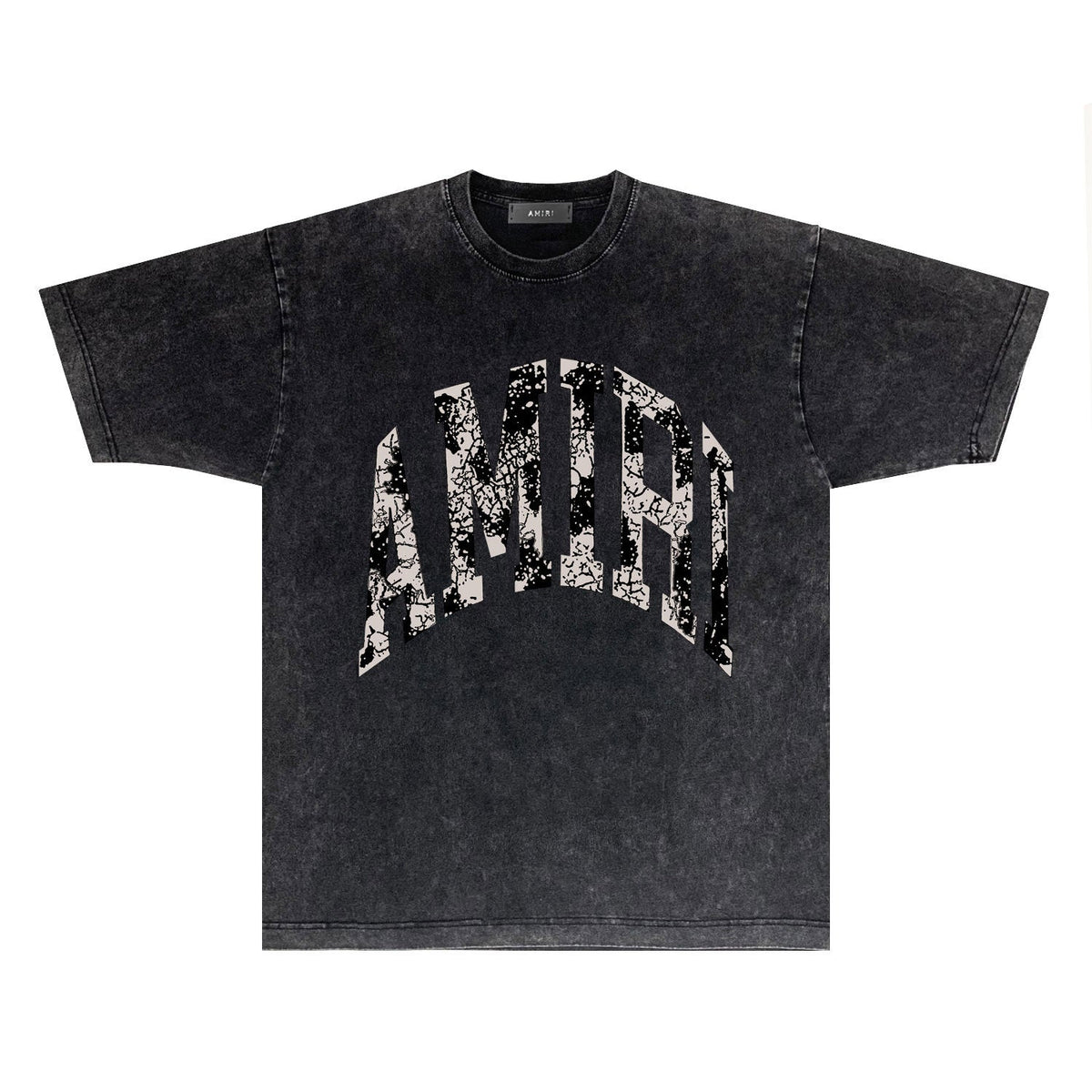 Amiri T-Shirt Distressed Retro Short Sleeve T-shirt