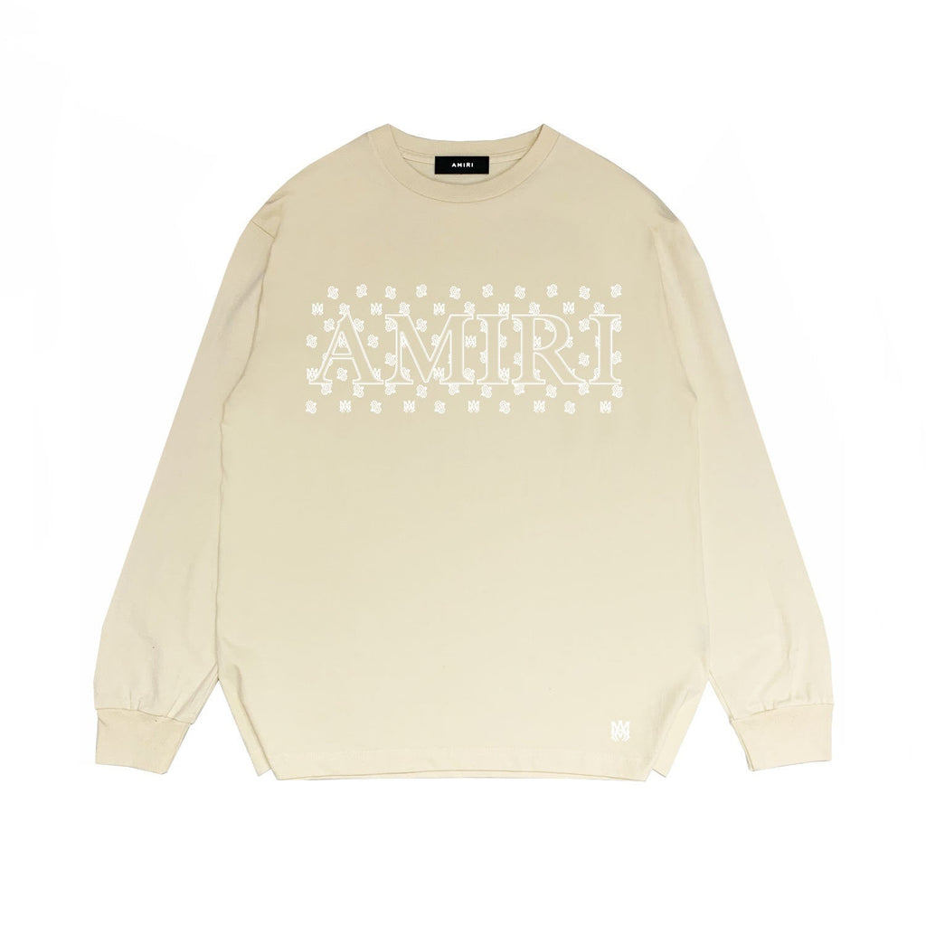 Amiri Long Sleeve Shirt Long Sleeve Long-Sleeved T-Shirt Blouse