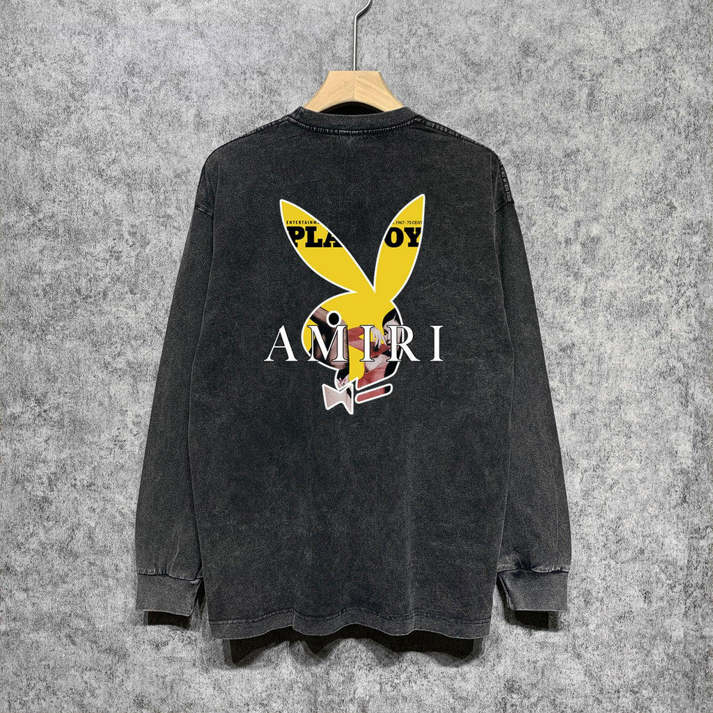 Amiri Long-Sleeve Shirt Vintage Long Sleeve T-shirt