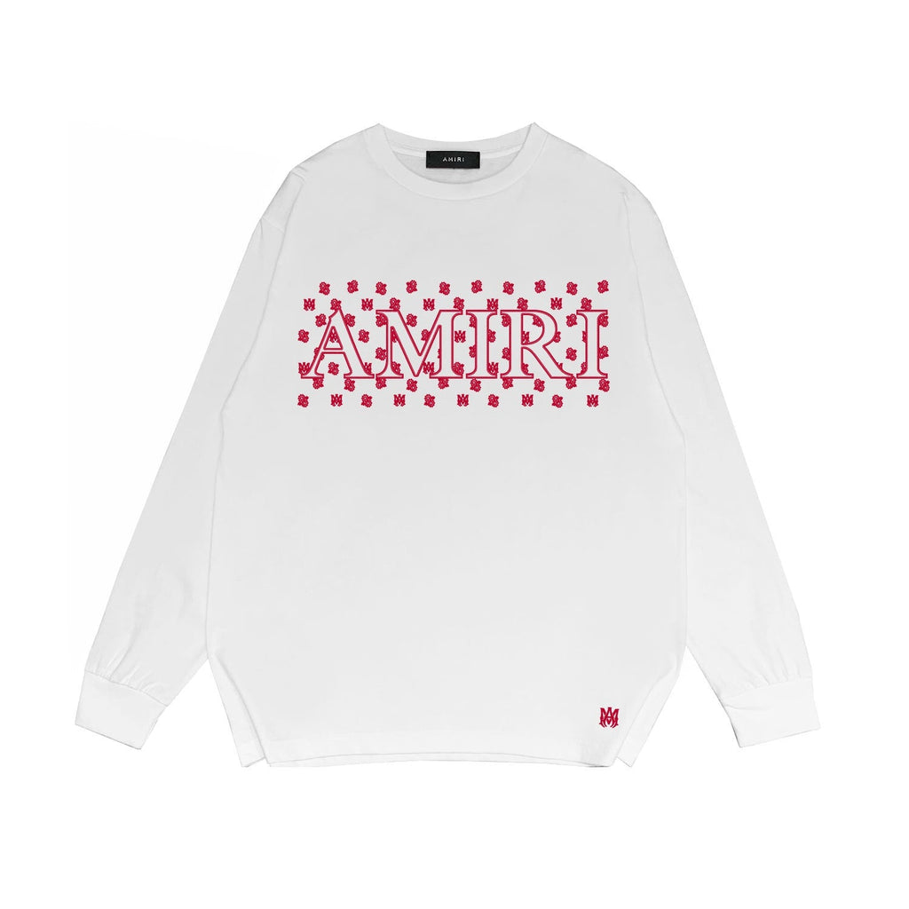 Amiri Long Sleeve Shirt Long Sleeve Long-Sleeved T-Shirt Blouse