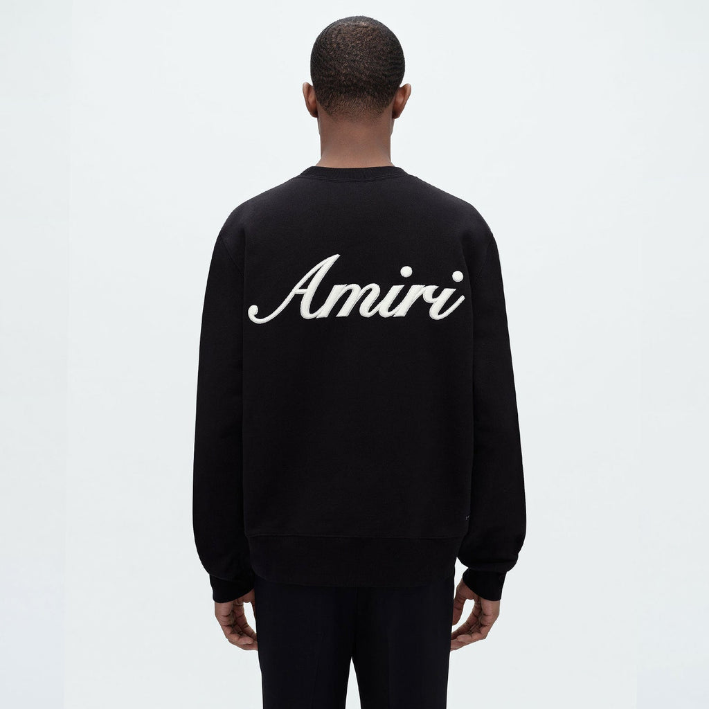 Amiri Long Sleeved Shirt Fashion Brand Crew Sweatshirts round Neck Sweater