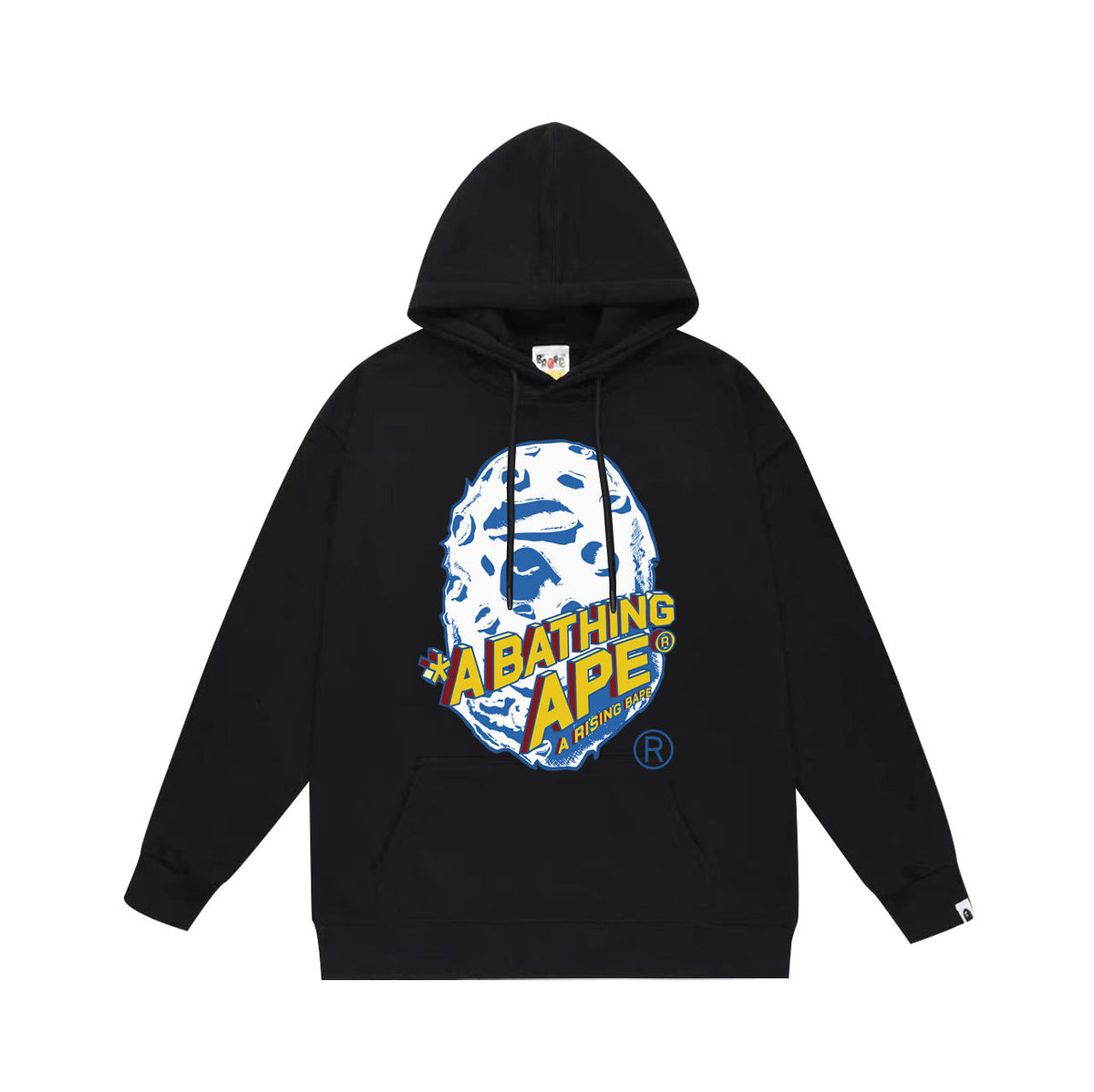 Bathing Ape Hoodie Autumn/Winter Letter Print Loose Hoodie Pullover Ape Sweater
