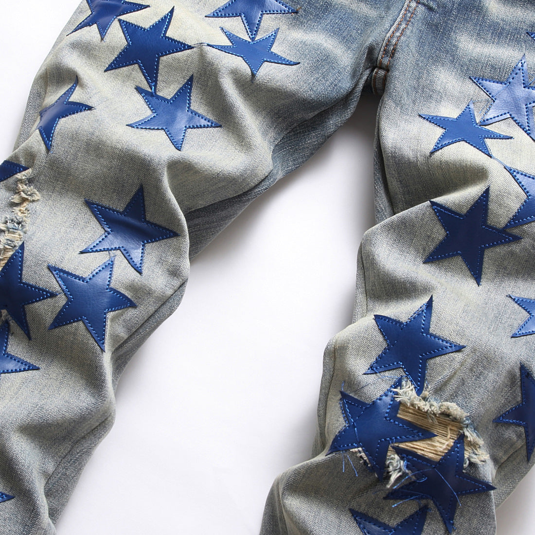 Amiri Jeans Stars Ripped Jeans