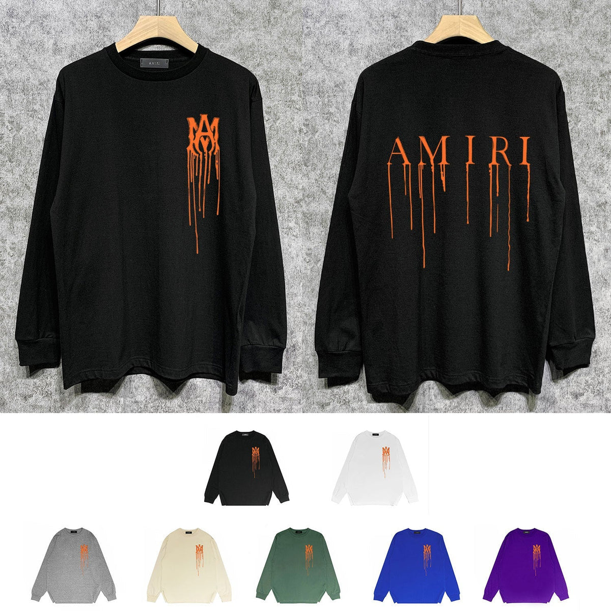 Amiri Sweatshirt Long Sleee Shirts