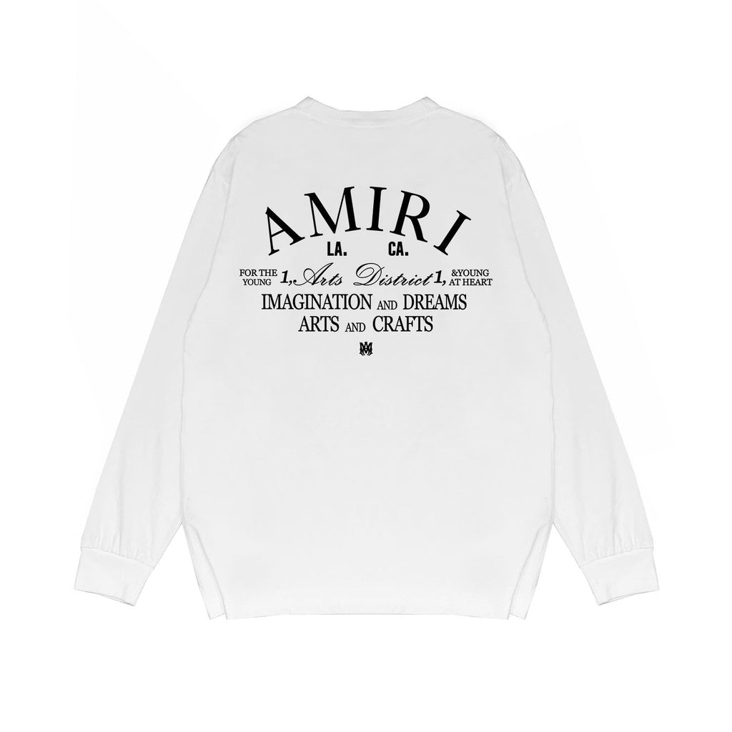 Amiri Long Sleeve Shirt Long Sleeve Long-Sleeved T-shirt Blouse