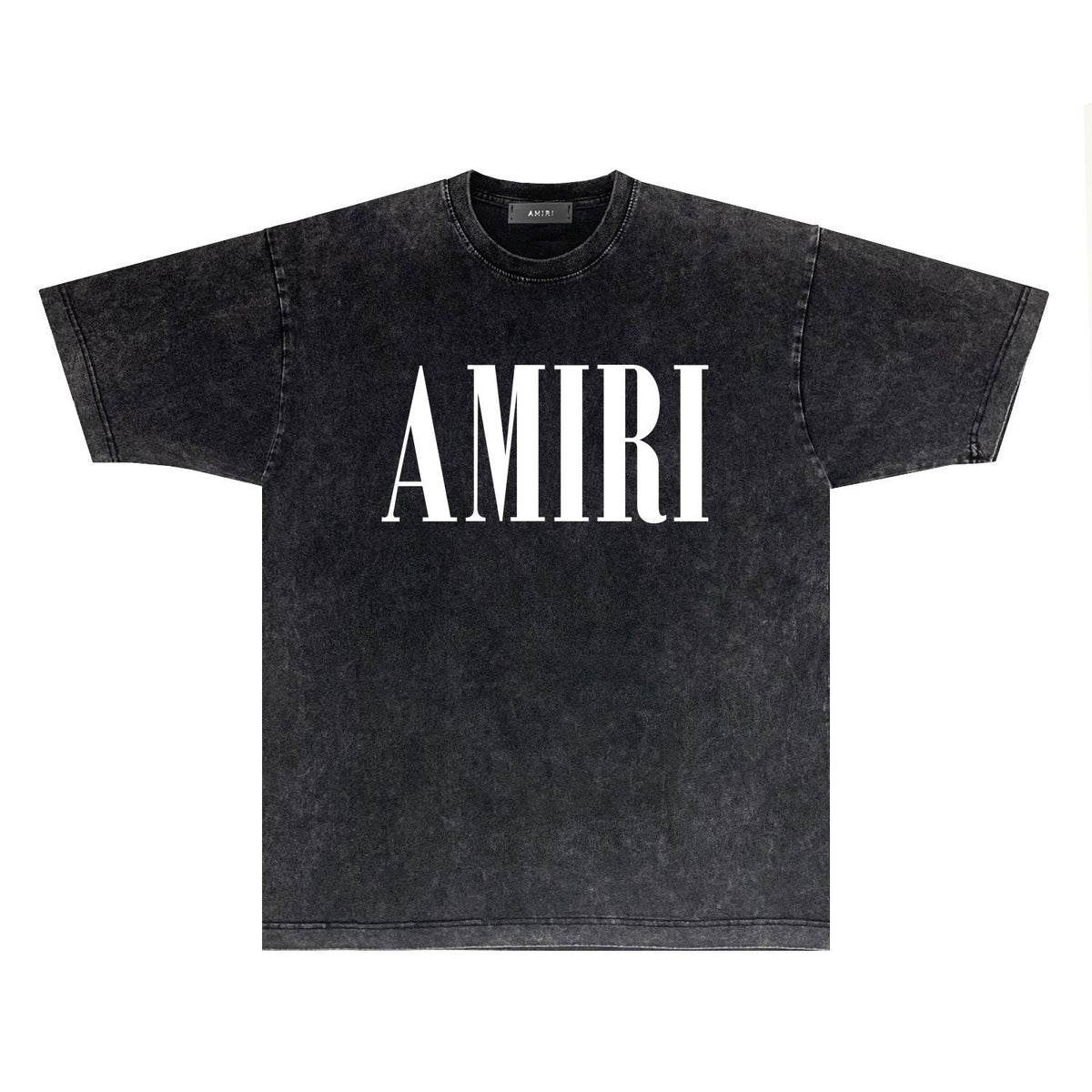 Amiri T-shirt Washed and Worn Retro Short Sleeve T-shirt