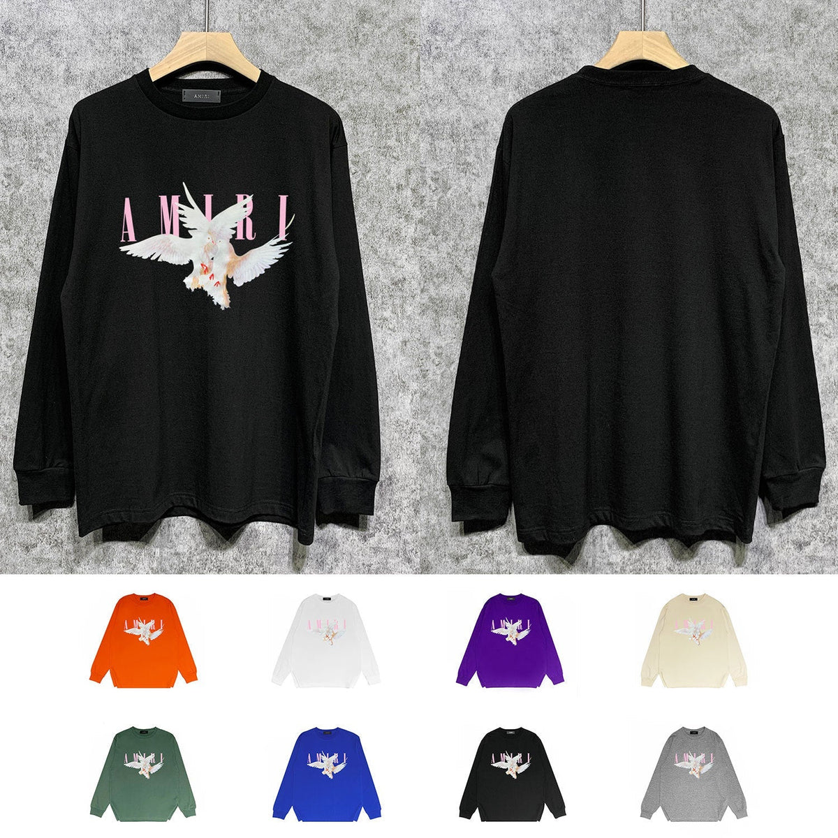 Amiri Sweatshirt Long Sleee Shirts