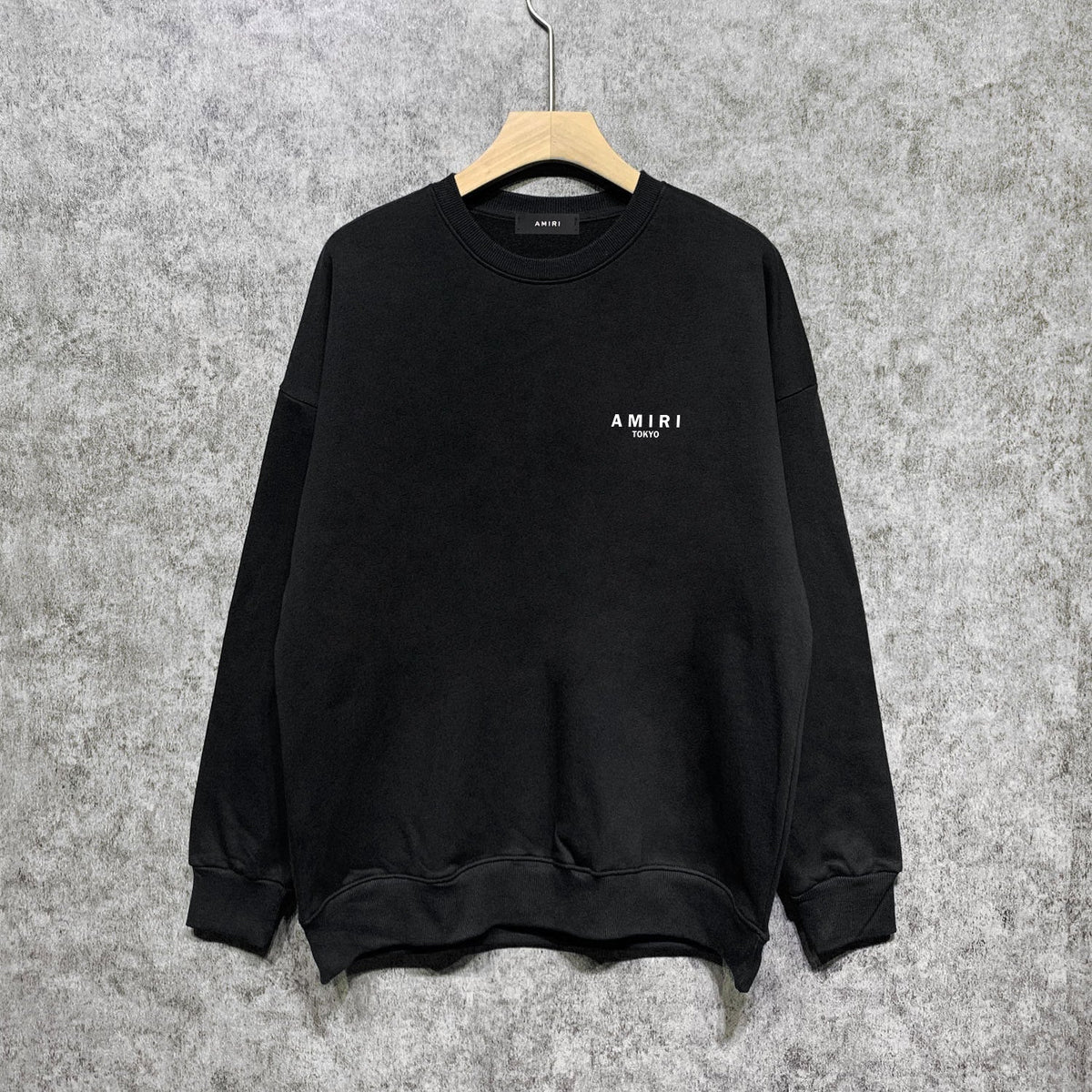 Amiri Long Sleeved Shirt Fashion Brand Crew Sweatshirts round Neck Sweater