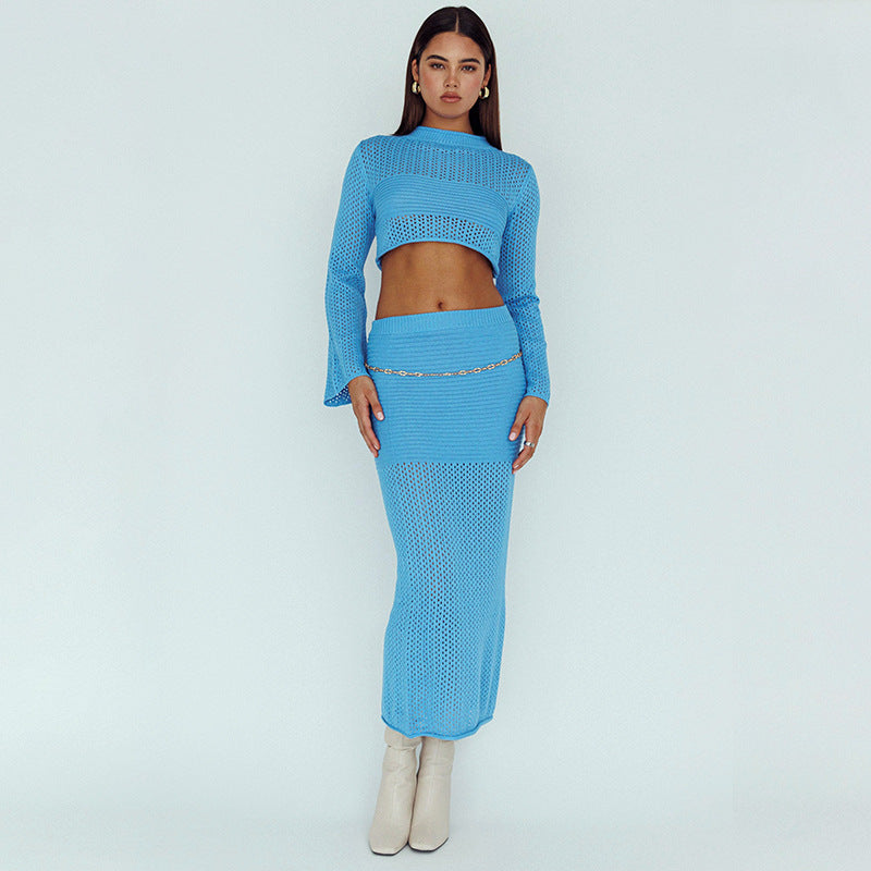 Beach Sweater Dress Summer Sexy Knitted Cutout Beach Bikini Swimsuit Suit