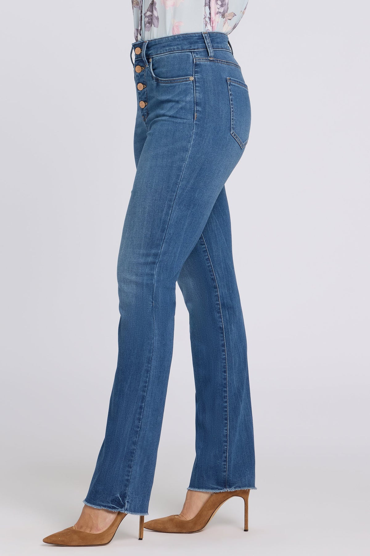 Marilyn Straight Jeans In Petite - Wild River
