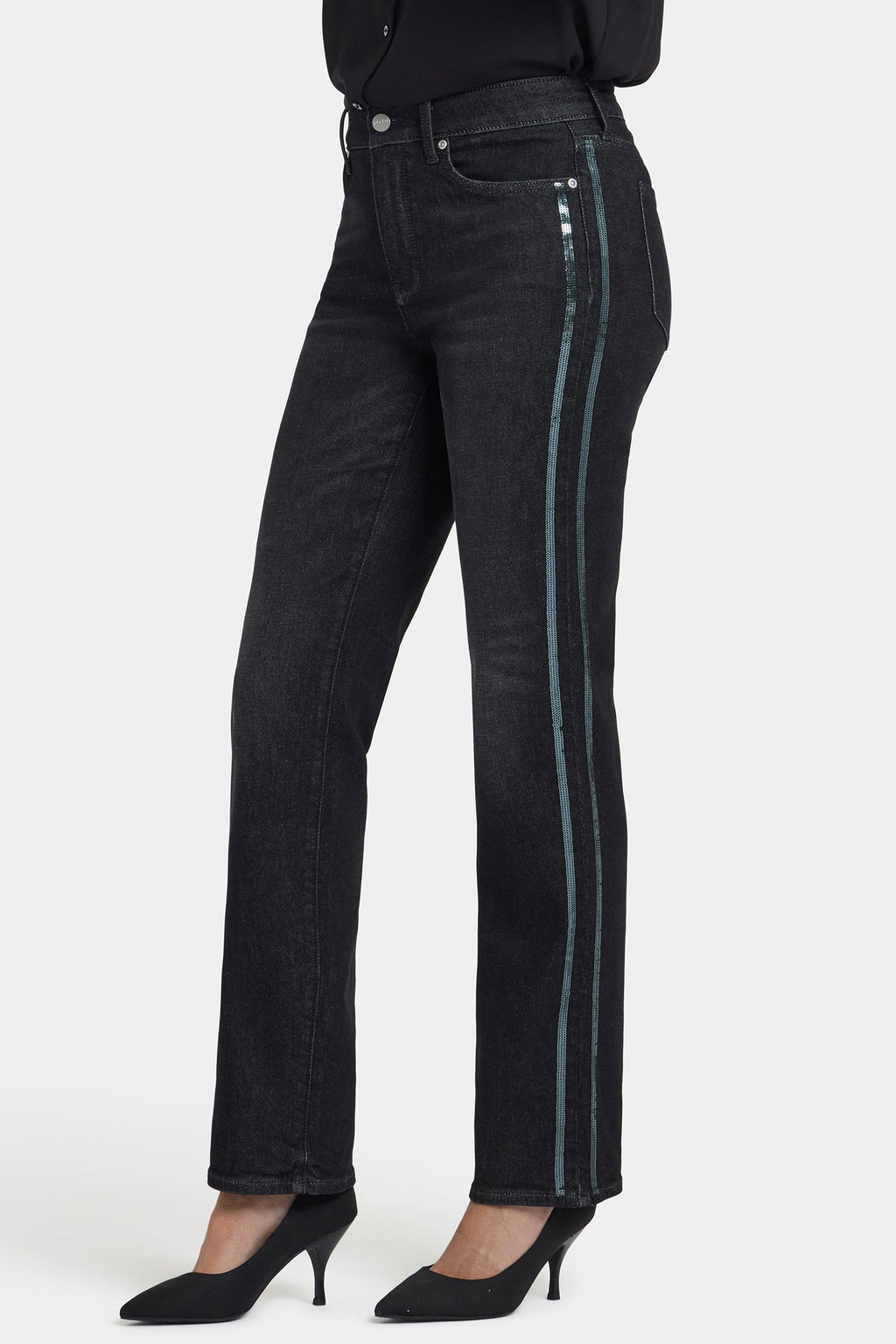 Marilyn Straight Jeans In Petite - French Nightfall
