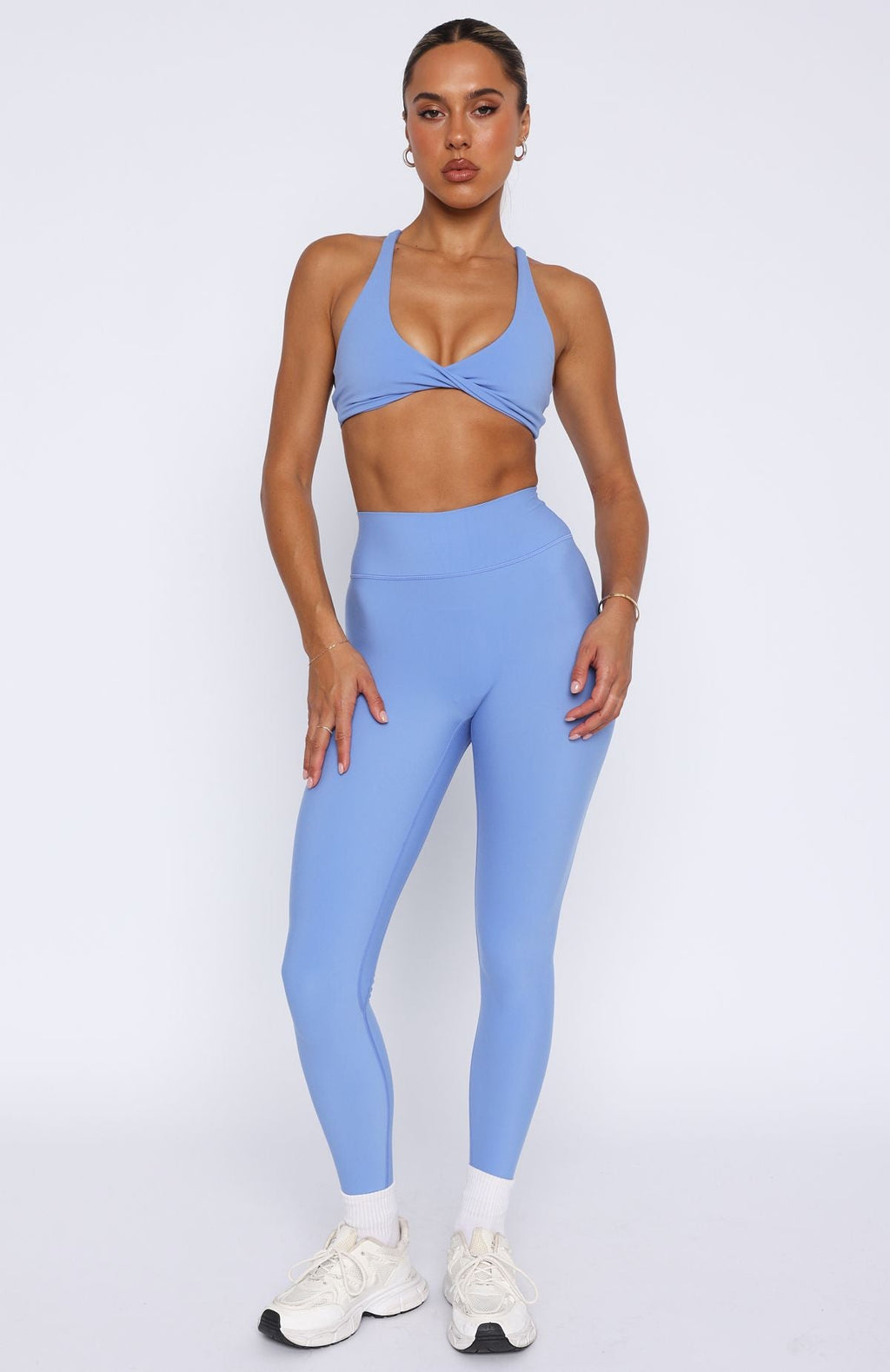 Go Getter High Waisted Leggings Blueberry