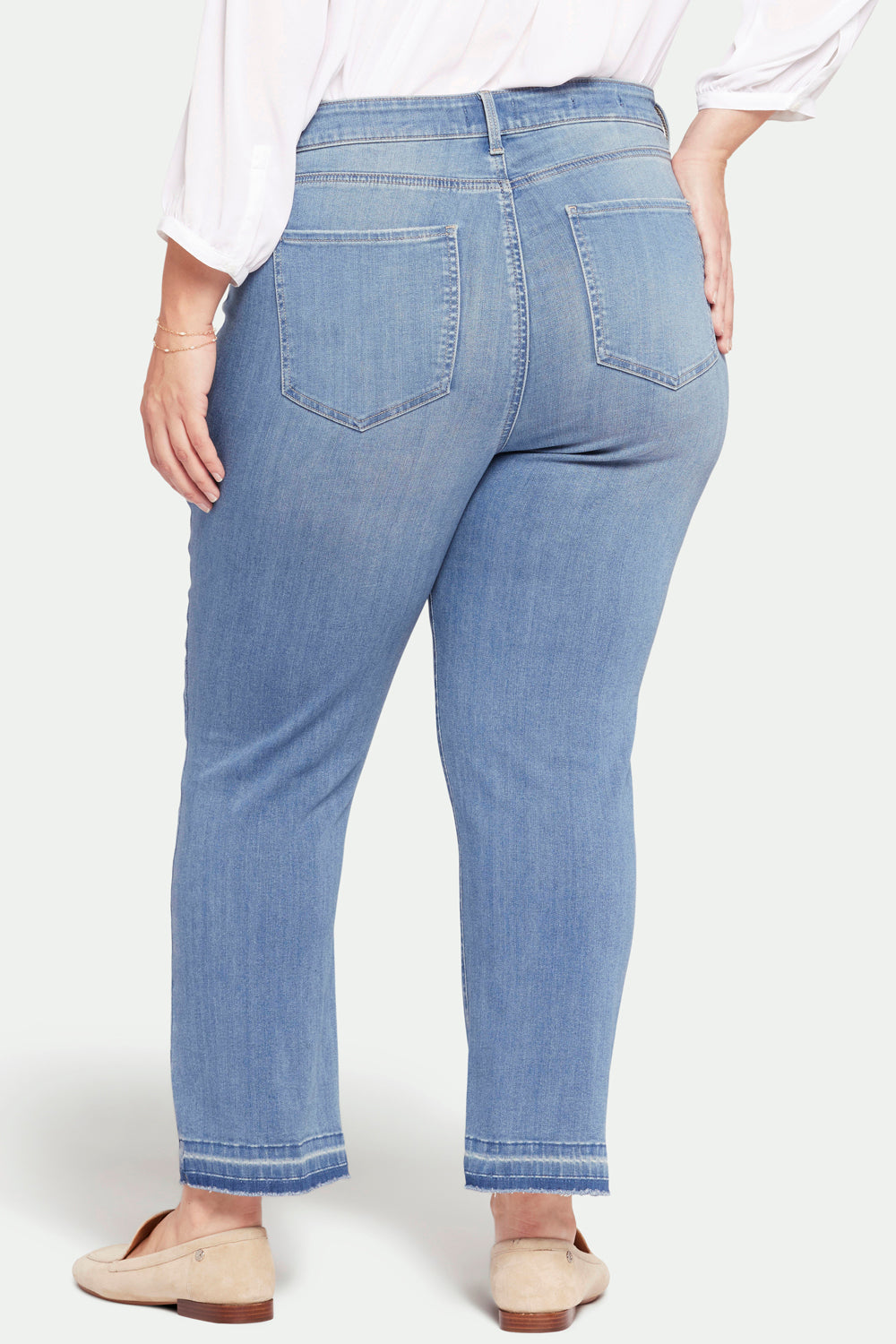 Marilyn Straight Ankle Jeans In Plus Size - Lovesick
