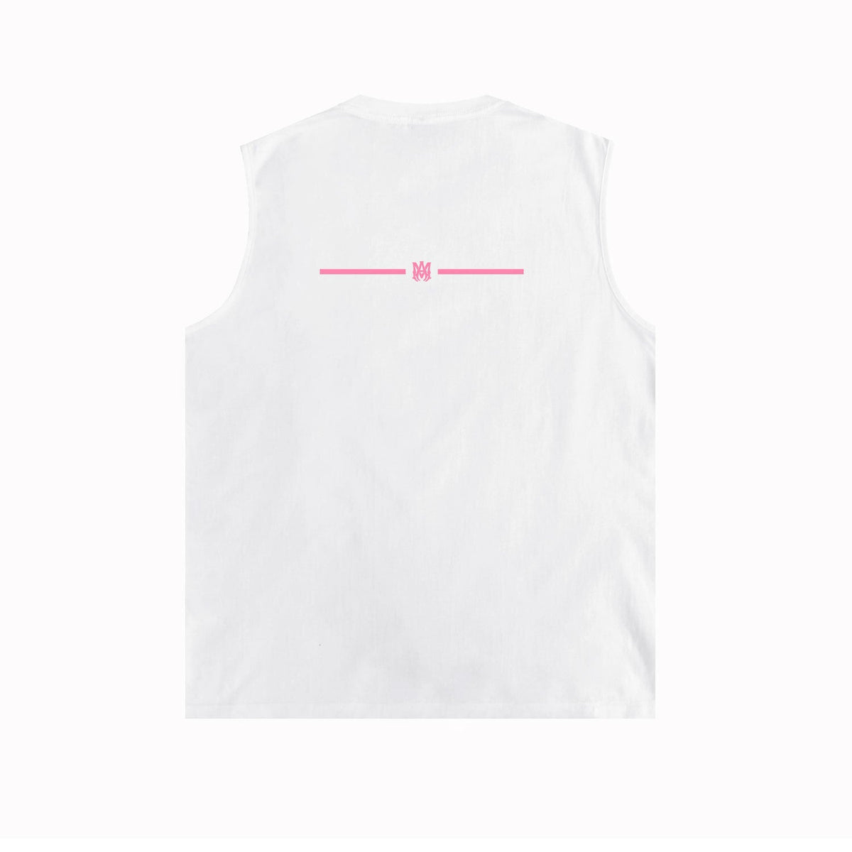 Amiri tank top small spider letter horizontal stripprinting