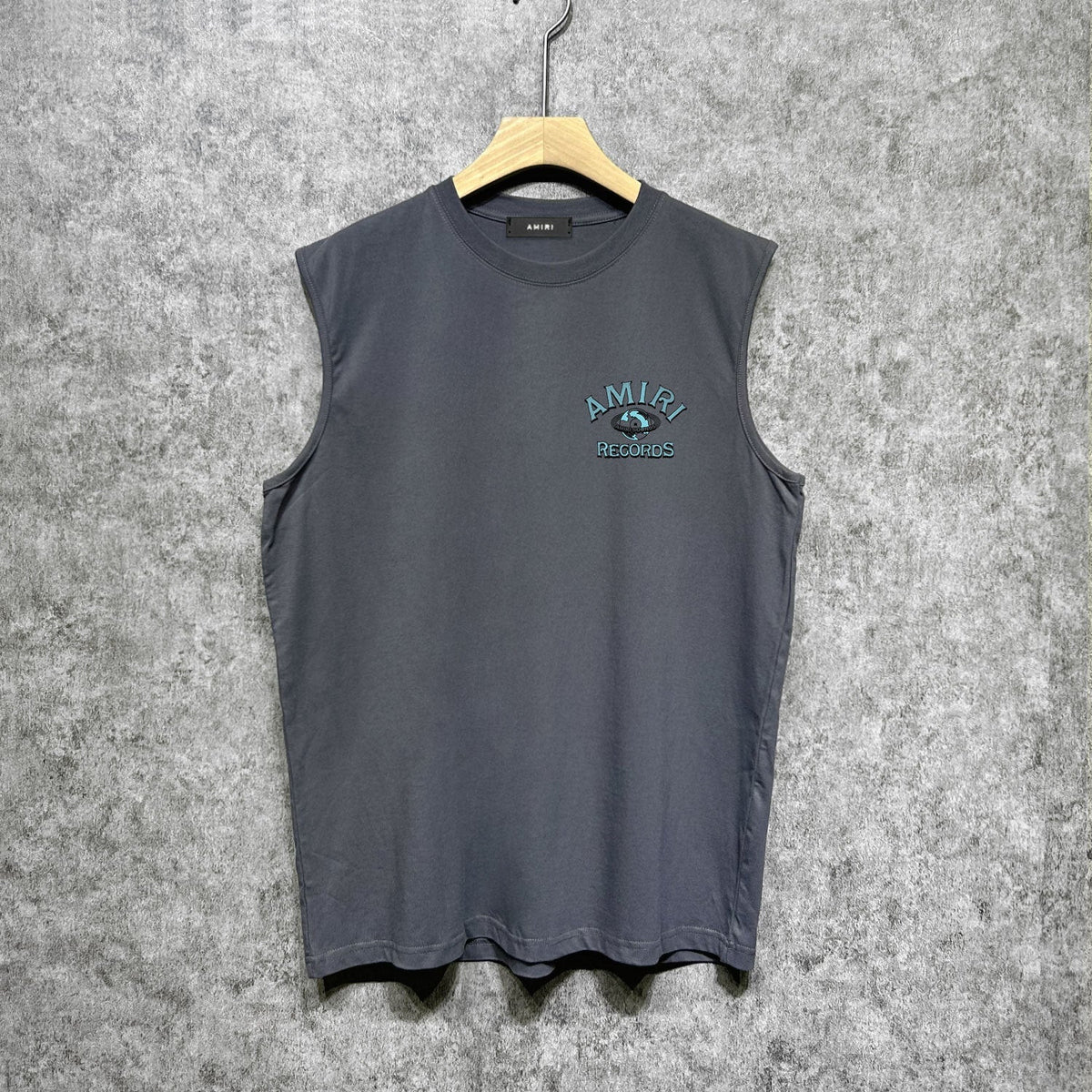 Amiri tank top earth letter printing