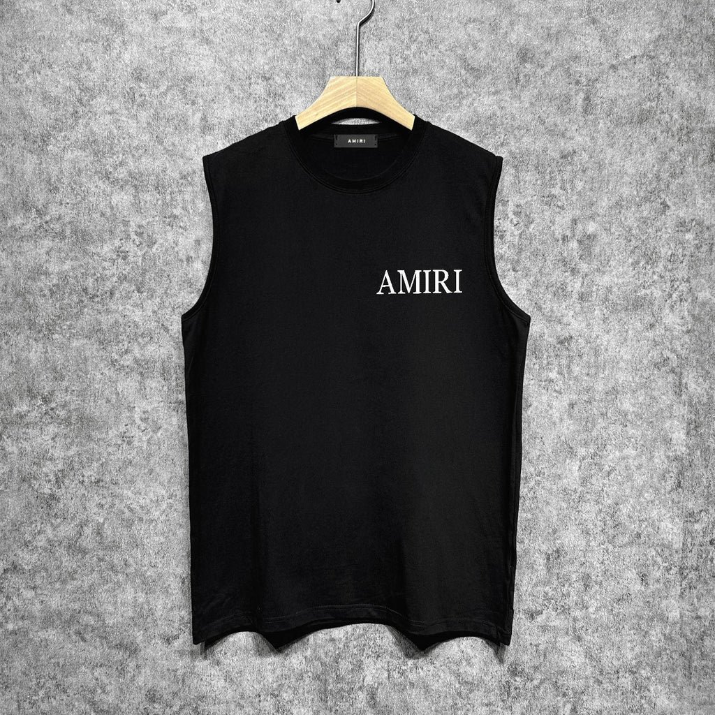 Amiri tank top beach chair printing