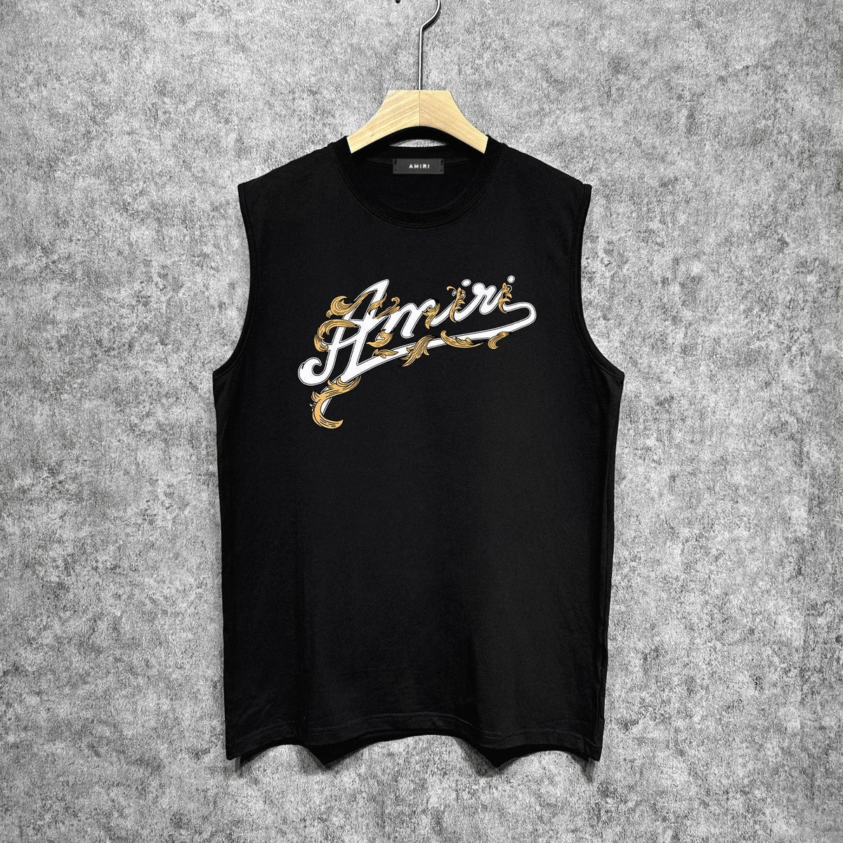 Amiri tank top ye man letterprinting