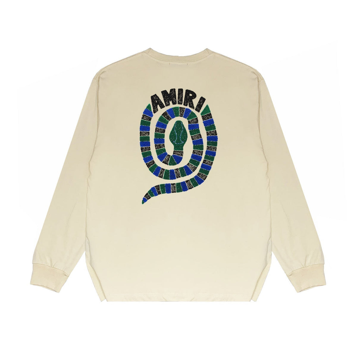 Amiri Long Sleeved Shirt Printed Trendy Pure Cotton