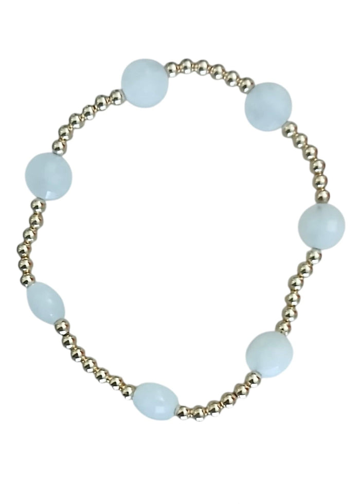 Admire Gold 3mm Bead Bracelet - Moonstone e.newton Designs BRACELET