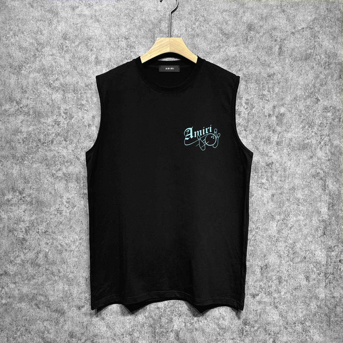 Amiri tank top bowling print