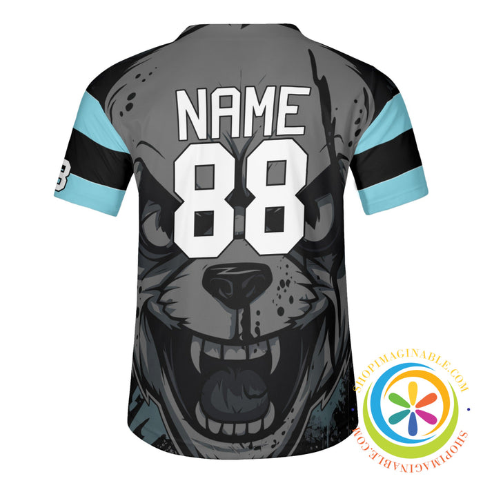 Angry Panda Unisex Baseball Jersey
