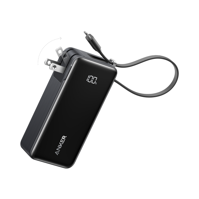 Built-In Lightning Cable / Truffle Black