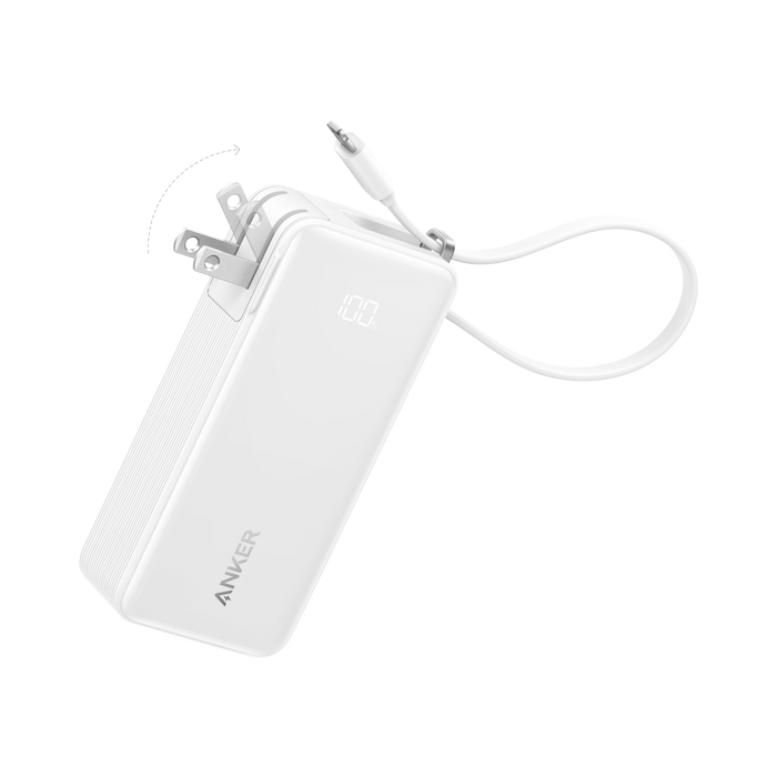 Built-In Lightning Cable / Classic White