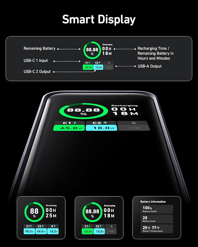 Anker Prime Power Bank (20K, 200W)