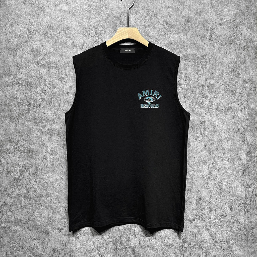 Amiri tank top earth letter printing