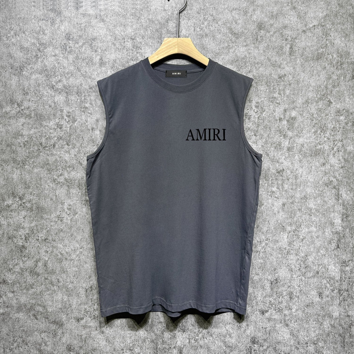 Amiri tank top leaf printing