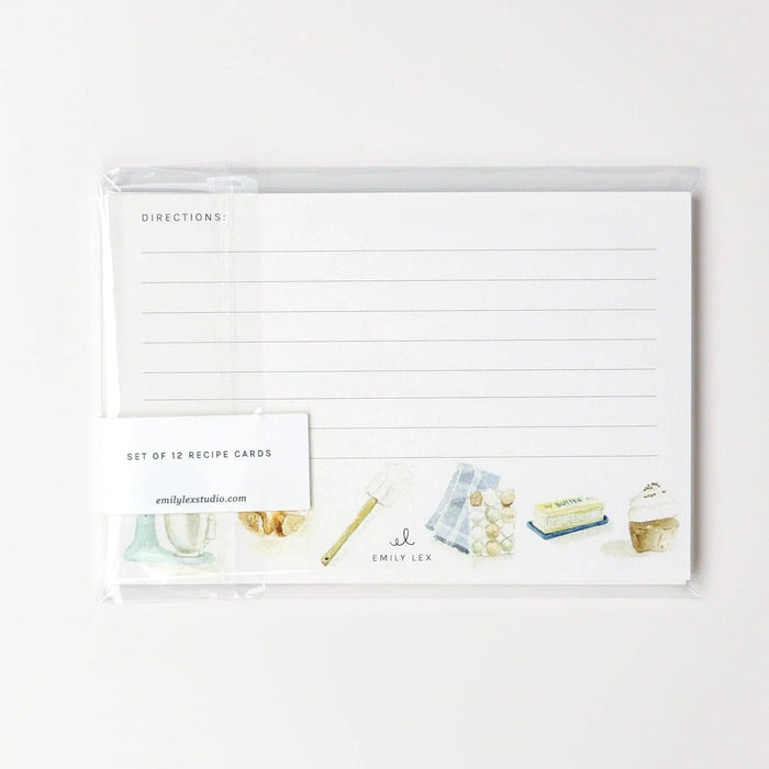 Baking recipe cards emily lex studio